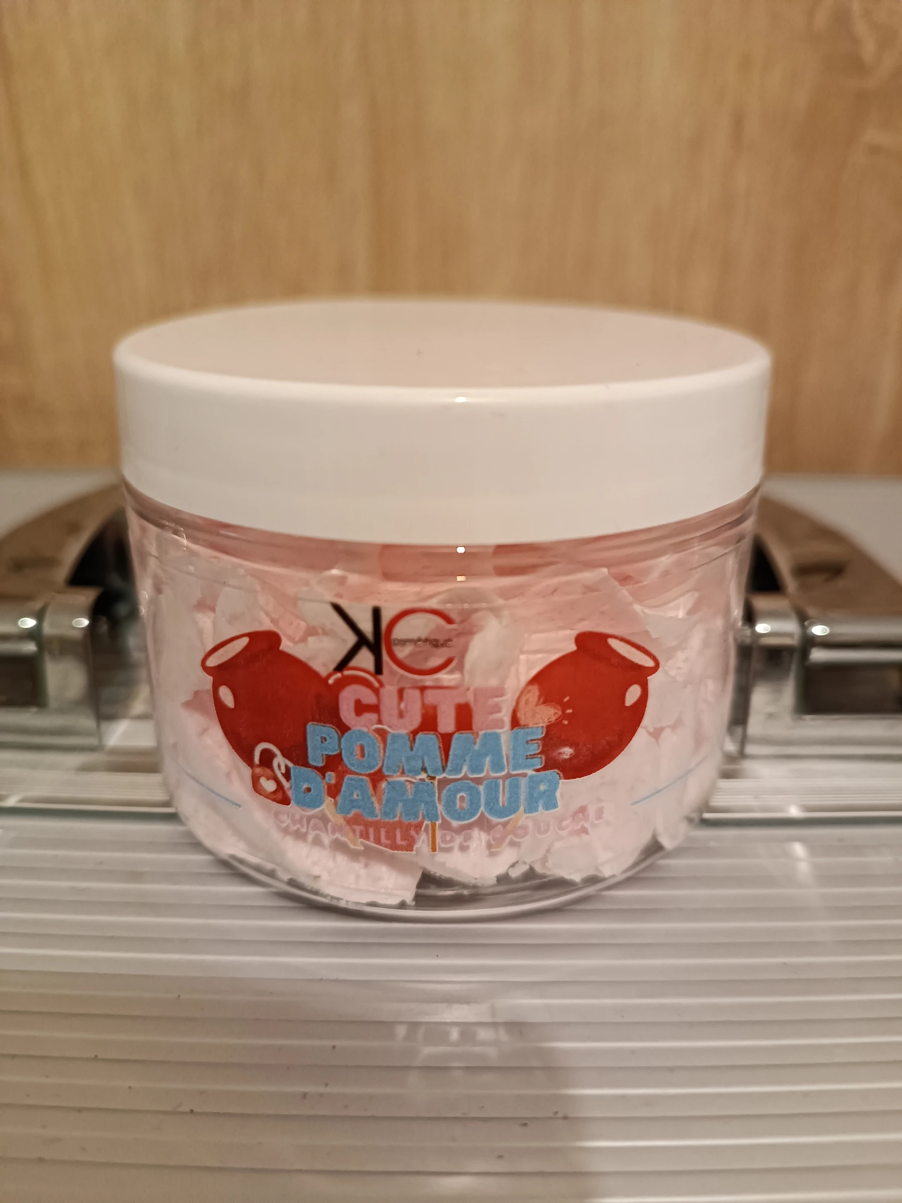 Chantilly de douche pomme d'amour